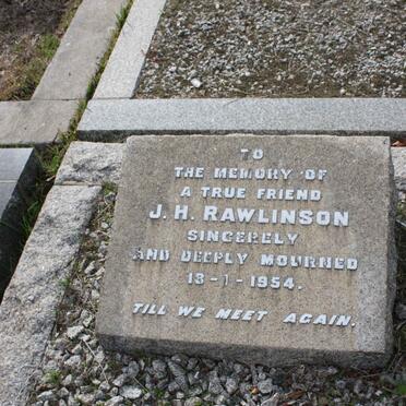 RAWLINSON J.H. -1954