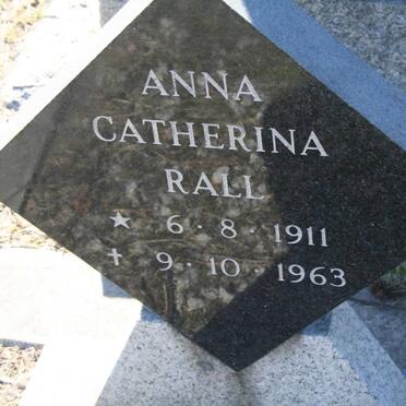 RALL Anna Catherina 1911-1963