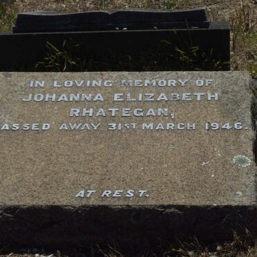 RHATEGAN Johanna Elizabeth -1946