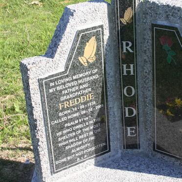 RHODE Freddie 1938-2009