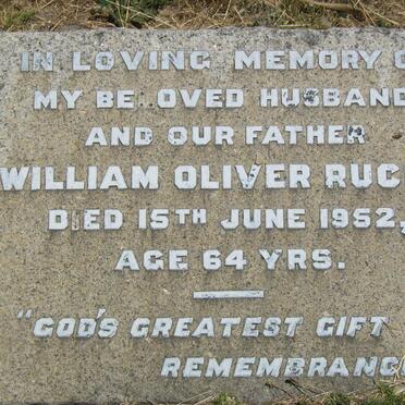 RUCK William Oliver -1952 :: RUCK Lawrence -1956 