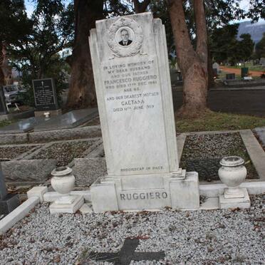 RUGGIERO Francesco -1961 &amp; Gaetana -1989