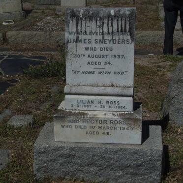 SNEYDERS James -1937 :: ROSS Lilian H. 1907-1984 :: ROSS Hector -1949