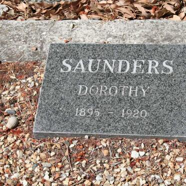 SAUNDERS Dorothy 1895-1920