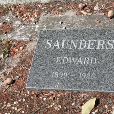 SAUNDERS Edward 1899-1920