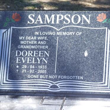 SAMPSON Doreen Evelyn 1933-2005