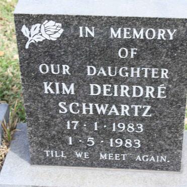 SCHWARTZ Kim Deirdré 1983-1983