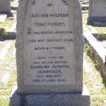 SCHWEIZER Caroline Josepha nee WHILEY -194? :: WHILEY Arthur Wilfred -193?