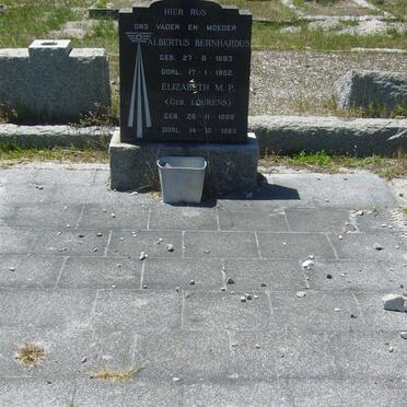 SCHOOR Albertus Bernhardus, van 1893-1952 &amp; Elizabeth M.P. LOURENS 1899-1965