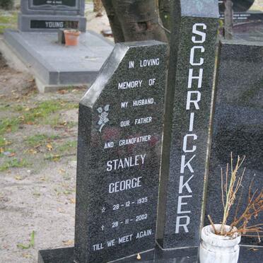 SCHRICKKER Stanley George 1935-2002