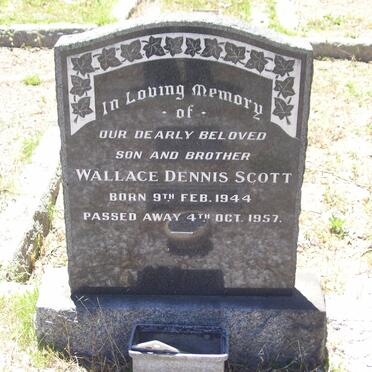 SCOTT Wallace Dennis 1944-1957