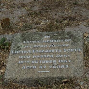 SCOTT Louisa Elizabeth -1957