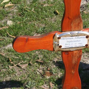 SEPTEMBER Christian Johannes 1943-2009