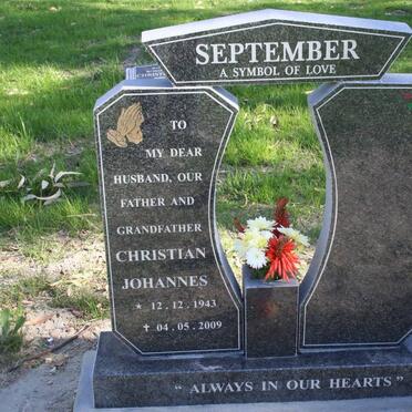 SEPTEMBER Christian Johannes 1943-2009