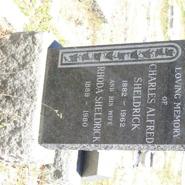 SHELDRICK Charles Alfred 1882-1962 &amp; Rhoda 1889-1980