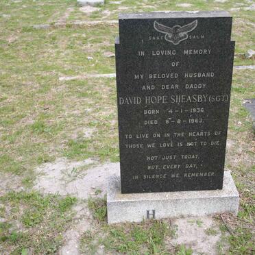 SHEASBY David Hope 1936-1963