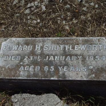 SHUTTLEWORTH Edward H. -1954