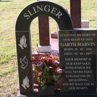 SLINGER Garth Marvin 1976-2007