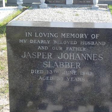 SLABBER Jasper Johannes -1962