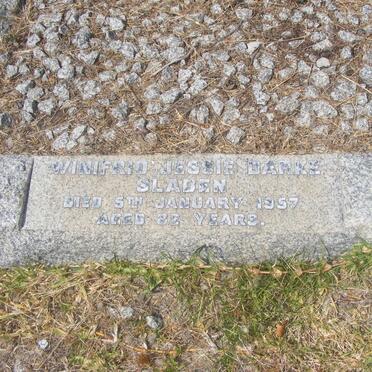 SLADEN Winifred Jessie Darke -1957