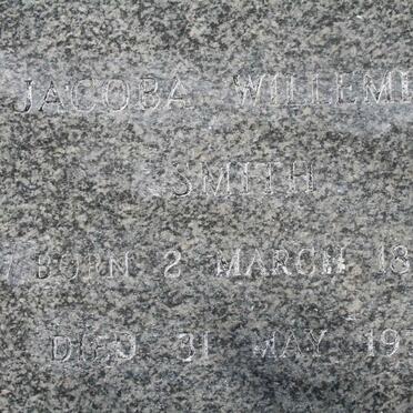 SMITH Jacoba Willemine 1892-1979