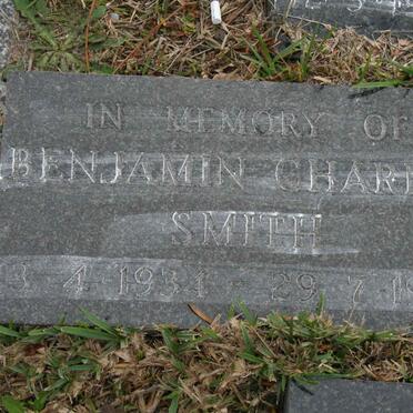 SMITH Benjamin Charles 1934-1985