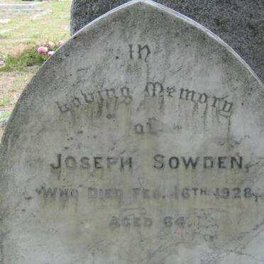 SOWDEN Joseph -1928