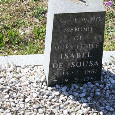 SOUSA Isabel, de 1981-1981