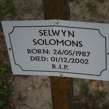 SOLOMONS Selwyn 1987-2002