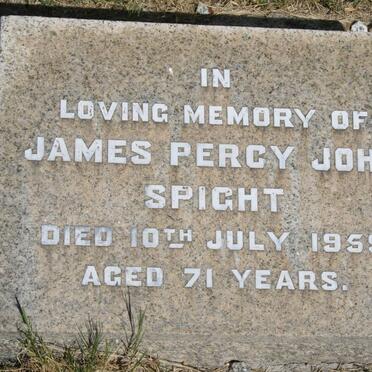 SPIGHT James Percy John -1959