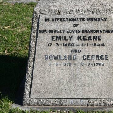 SPILLANE Emily Keane 1860-1944 :: SPILLANE Rowland George 1910-1988