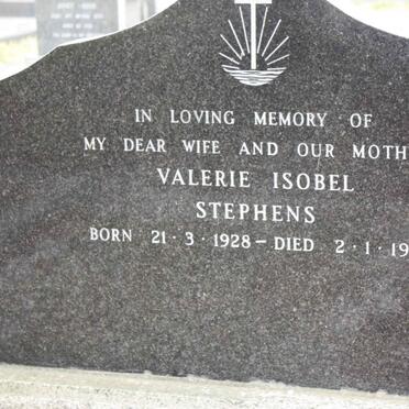 STEPHENS Valerie Isobel 1928-1978