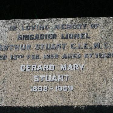 STUART Lionel Arthur -1959 &amp; Gerard Mary 1892-1989