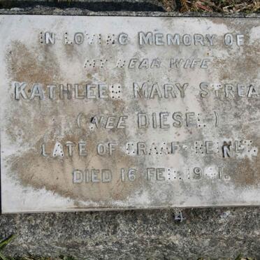 STREAK Kathleen Mary nee DIESEL -1941