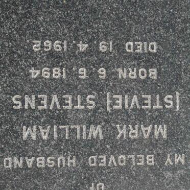 STEVENS Mark William 1894-1962
