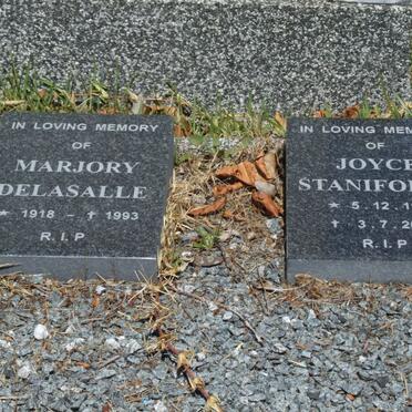 STANIFORTH Joyce 1920-2004 :: DELASALLE Marjory 1918-1993