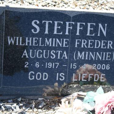STEFFEN Wilhelmine Frederika Augusta 1917-2006