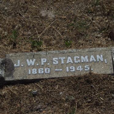 STAGMAN J.W.P. 1860-1945