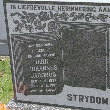 STRYDOM Dirk Johannes Jacobus 1937-1980