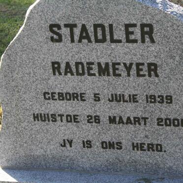 STADLER Rademeyer 1939-2006