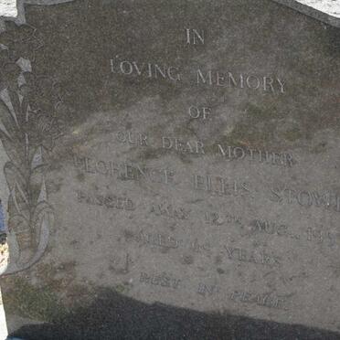 STOWE Florence Ellis -1953