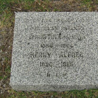 STONE Henry Alfred 1890-1966 &amp; Christina 1994-1964