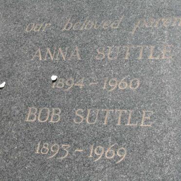 SUTTLE Bob 1893-1969 &amp; Anna 1894-1960
