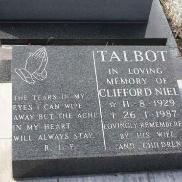 TALBOT Clifford Niel 1929-1987