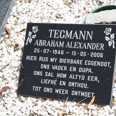 TEGMANN Abraham Alexander 1946-2006