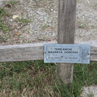 TERBLANCHE Magrieta Dorothy 1930-2006