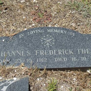 THERON Johannes Frederick 1912-1966