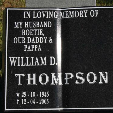 THOMPSON William D. 1945-2005
