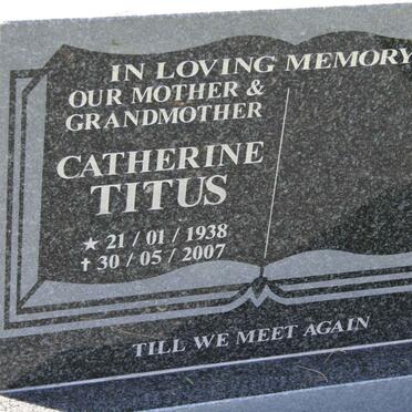 TITUS Catherine 1938-2007