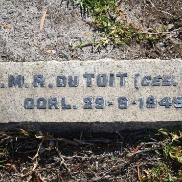 TOIT J.M.R., du nee UYS -1949